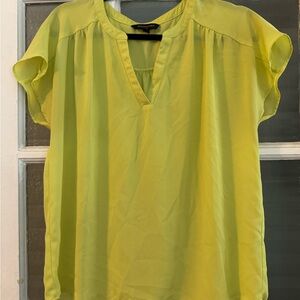 Banana Republic Lime Green Blouse